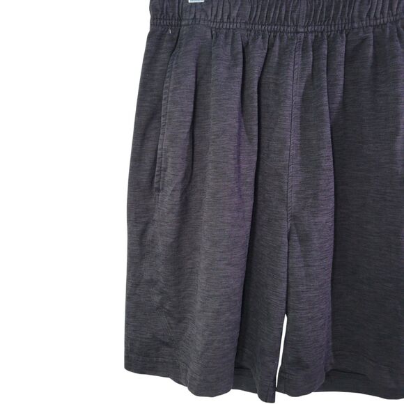 Gaiam Womens Size S Gray Solid Elastic Waist Casual Shorts - Picture 3 of 11